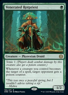 Venerated Rotpriest - Phyrexia: All Will Be One (Rare) [ONE-192]