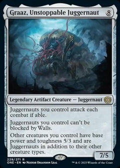 Graaz, Unstoppable Juggernaut⁣ - Phyrexia: All Will Be One⁣ (Rare)⁣ [229]