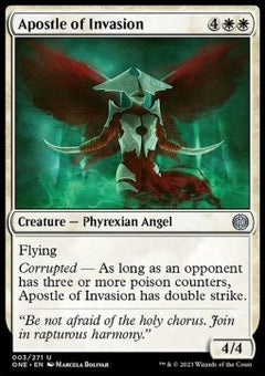 Apostle of Invasion⁣ - Phyrexia: All Will Be One⁣ (Uncommon)⁣ [3]