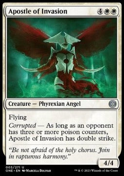 Apostle of Invasion⁣ - Phyrexia: All Will Be One⁣ (Uncommon)⁣ [3]