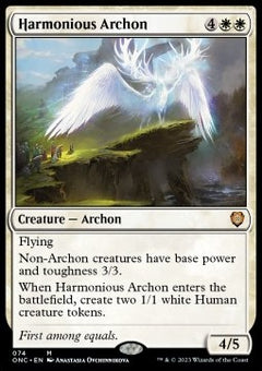 Harmonious Archon⁣ - Commander: Phyrexia: All Will Be One⁣ (Mythic)⁣ [74]