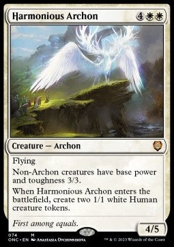 Harmonious Archon⁣ - Commander: Phyrexia: All Will Be One⁣ (Mythic)⁣ [74]