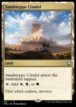 Sandsteppe Citadel⁣ - Commander: Phyrexia: All Will Be One⁣ (Uncommon)⁣ [162]