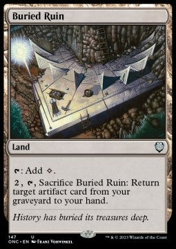 Buried Ruin⁣ - Commander: Phyrexia: All Will Be One⁣ (Uncommon)⁣ [147]