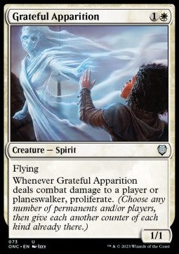 Grateful Apparition⁣ - Commander: Phyrexia: All Will Be One⁣ (Uncommon)⁣ [73]