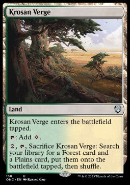 Krosan Verge⁣ - Commander: Phyrexia: All Will Be One⁣ (Uncommon)⁣ [158]