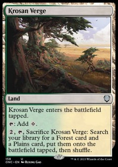Krosan Verge⁣ - Commander: Phyrexia: All Will Be One⁣ (Uncommon)⁣ [158]