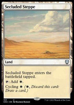 Secluded Steppe⁣ - Commander: Phyrexia: All Will Be One⁣ (Uncommon)⁣ [163]