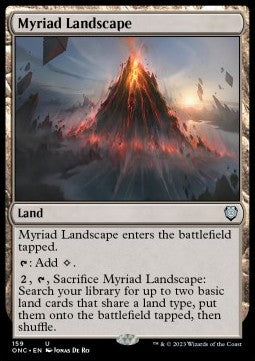 Myriad Landscape⁣ - Commander: Phyrexia: All Will Be One⁣ (Uncommon)⁣ [159]