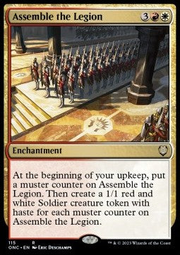 Assemble the Legion⁣ - Commander: Phyrexia: All Will Be One⁣ (Rare)⁣ [115]