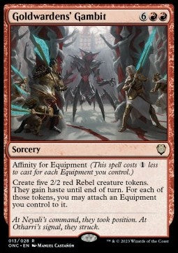 Goldwardens' Gambit⁣ - Commander: Phyrexia: All Will Be One⁣ (Rare)⁣ [13]