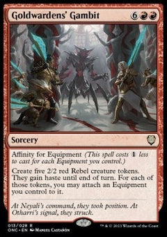 Goldwardens' Gambit⁣ - Commander: Phyrexia: All Will Be One⁣ (Rare)⁣ [13]