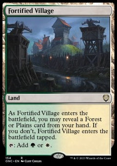 Fortified Village⁣ - Commander: Phyrexia: All Will Be One⁣ (Rare)⁣ [154]