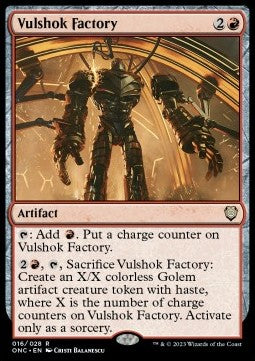 Vulshok Factory⁣ - Commander: Phyrexia: All Will Be One⁣ (Rare)⁣ [16]