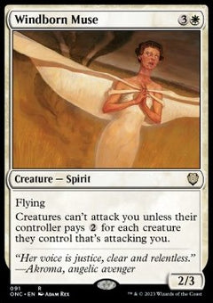 Windborn Muse⁣ - Commander: Phyrexia: All Will Be One⁣ (Rare)⁣ [91]