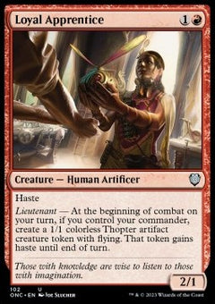 Loyal Apprentice⁣ - Commander: Phyrexia: All Will Be One⁣ (Uncommon)⁣ [102]