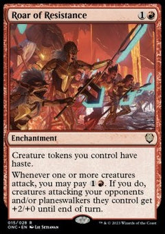 Roar of Resistance⁣ - Commander: Phyrexia: All Will Be One⁣ (Rare)⁣ [15]