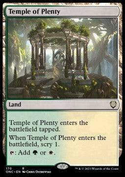 Temple of Plenty⁣ - Commander: Phyrexia: All Will Be One⁣ (Rare)⁣ [170]