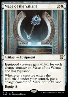 Mace of the Valiant⁣ - Commander: Phyrexia: All Will Be One⁣ (Rare)⁣ [78]
