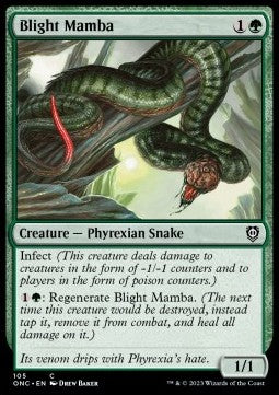 Blight Mamba⁣ - Commander: Phyrexia: All Will Be One⁣ (Common)⁣ [105]