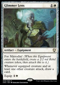 Glimmer Lens⁣ - Commander: Phyrexia: All Will Be One⁣ (Rare)⁣ [6]