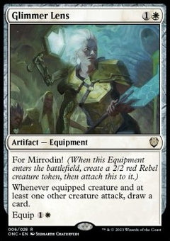 Glimmer Lens⁣ - Commander: Phyrexia: All Will Be One⁣ (Rare)⁣ [6]