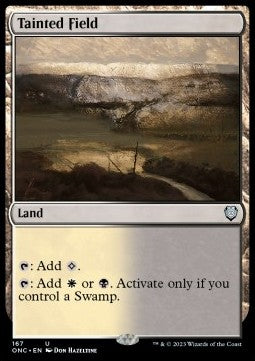 Tainted Field⁣ - Commander: Phyrexia: All Will Be One⁣ (Uncommon)⁣ [167]