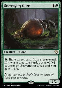Scavenging Ooze⁣ - Commander: Phyrexia: All Will Be One⁣ (Rare)⁣ [112]