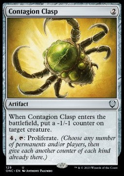 Contagion Clasp⁣ - Commander: Phyrexia: All Will Be One⁣ (Uncommon)⁣ [129]