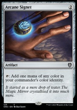 Arcane Signet⁣ - Commander: Phyrexia: All Will Be One⁣ (Common)⁣ [125]