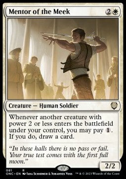 Mentor of the Meek⁣ - Commander: Phyrexia: All Will Be One⁣ (Rare)⁣ [81]