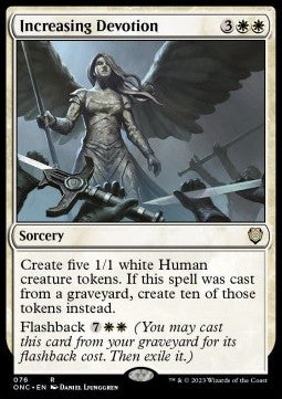 Increasing Devotion⁣ - Commander: Phyrexia: All Will Be One⁣ (Rare)⁣ [76]