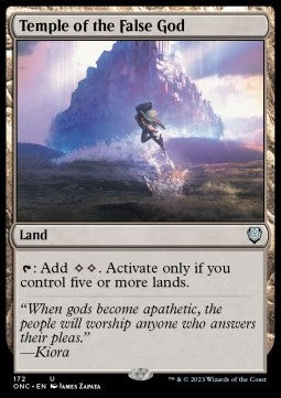 Temple of the False God⁣ - Commander: Phyrexia: All Will Be One⁣ (Uncommon)⁣ [172]