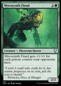 Mycosynth Fiend⁣ - Commander: Phyrexia: All Will Be One⁣ (Uncommon)⁣ [109]