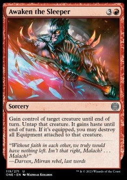 Awaken the Sleeper⁣ - Phyrexia: All Will Be One⁣ (Uncommon)⁣ [119]