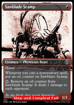 Sawblade Scamp (V.2)⁣ - Phyrexia: All Will Be One: Extras⁣ (Common)⁣ [447]