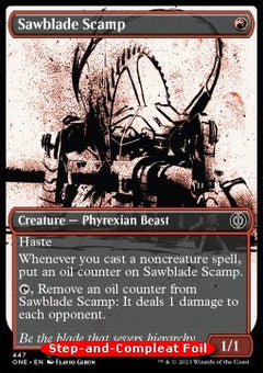 Sawblade Scamp (V.2)⁣ - Phyrexia: All Will Be One: Extras⁣ (Common)⁣ [447]