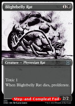 Blightbelly Rat (V.2)⁣ - Phyrexia: All Will Be One: Extras⁣ (Uncommon)⁣ [435]