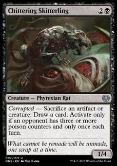 Chittering Skitterling⁣ - Phyrexia: All Will Be One⁣ (Uncommon)⁣ [87]