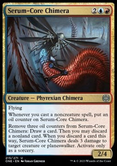 Serum-Core Chimera⁣ - Phyrexia: All Will Be One⁣ (Uncommon)⁣ [215]