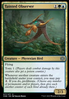 Tainted Observer⁣ - Phyrexia: All Will Be One⁣ (Uncommon)⁣ [217]