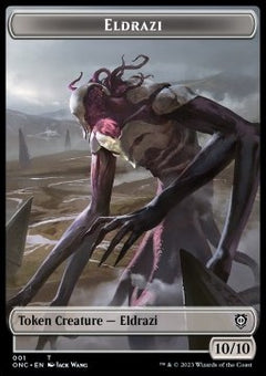 Eldrazi Token (C 1/1) // Soldier Token (RW 1/1)⁣ - Commander: Phyrexia: All Will Be One: Extras⁣ (Token)⁣ [T 1/17]