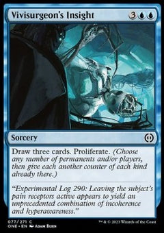 Vivisurgeon's Insight⁣ - Phyrexia: All Will Be One⁣ (Common)⁣ [77]