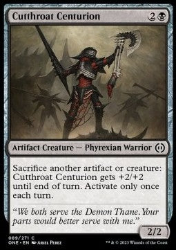 Cutthroat Centurion⁣ - Phyrexia: All Will Be One⁣ (Common)⁣ [89]