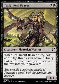 Testament Bearer⁣ - Phyrexia: All Will Be One⁣ (Common)⁣ [111]