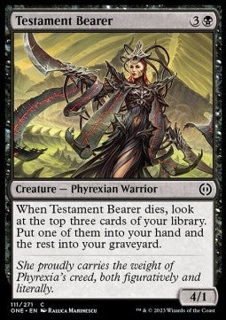 Testament Bearer⁣ - Phyrexia: All Will Be One⁣ (Common)⁣ [111]