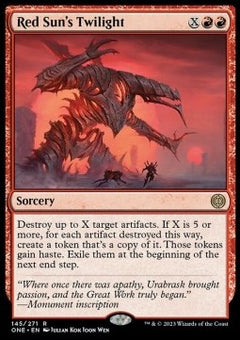 Red Sun's Twilight⁣ - Phyrexia: All Will Be One⁣ (Rare)⁣ [145]