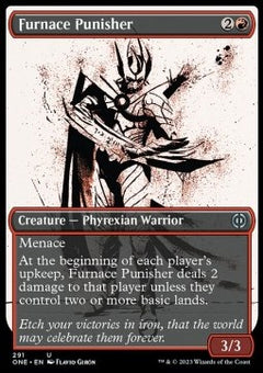 Furnace Punisher (V.1)⁣ - Phyrexia: All Will Be One: Extras⁣ (Uncommon)⁣ [291]