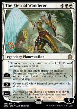 The Eternal Wanderer (V.1) - Phyrexia: All Will Be One: Promos (Rare) [PONE-11]