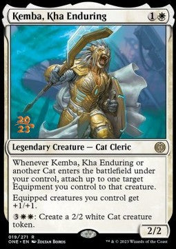 Kemba, Kha Enduring (V.1) - Phyrexia: All Will Be One: Promos (Rare) [PONE-19]
